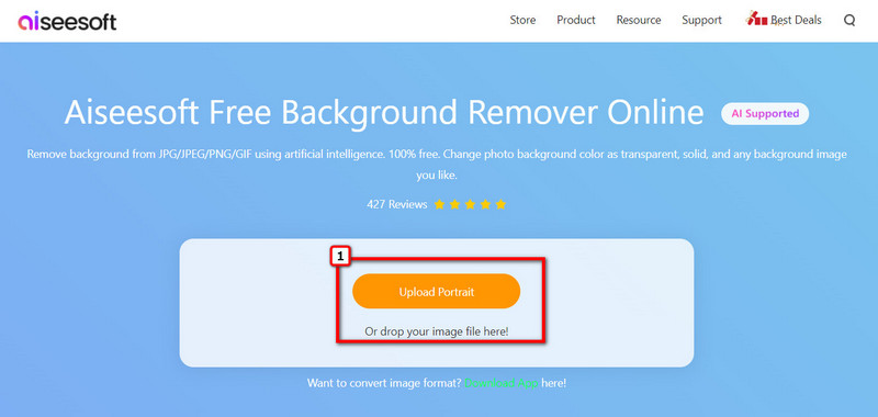 Add Portrait to Remove Background
