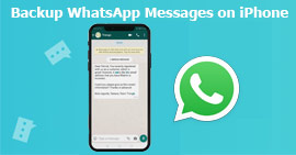 Backup WhatsApp Messages iPhone