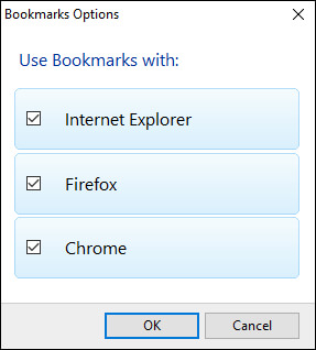 Bookmarks Options