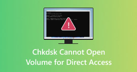 Chkdsk Cannot Open Volume For Direct Access