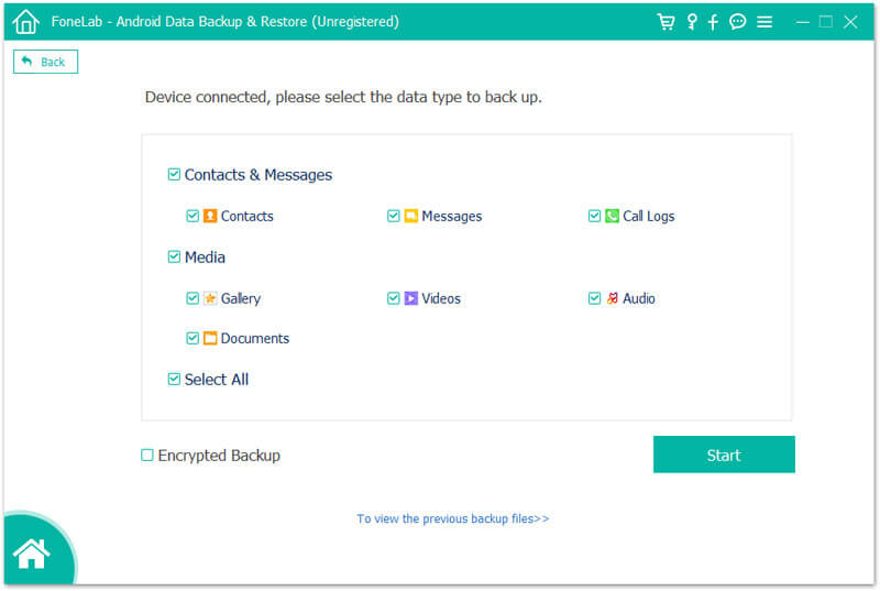 Device Data Backup