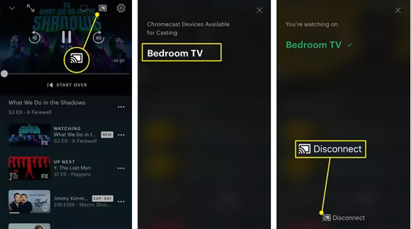 Chromecast iPhone Mirroring Built in Apps