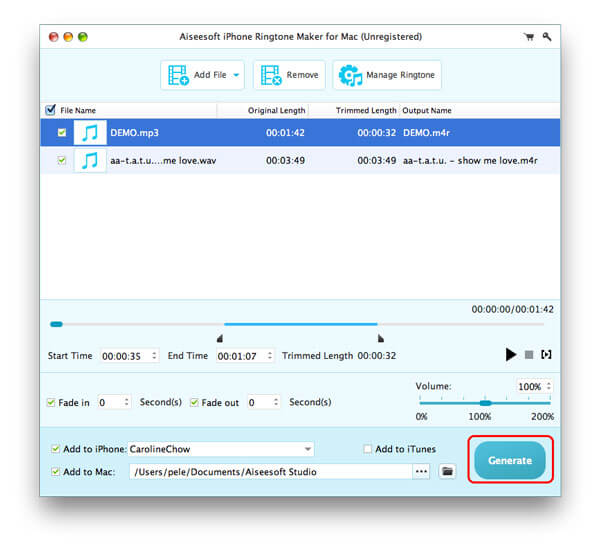 Convert MP3 to M4R