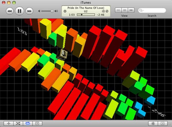 Cubism iTunes Visualizer