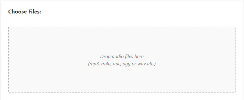 Drag Drop Audio File