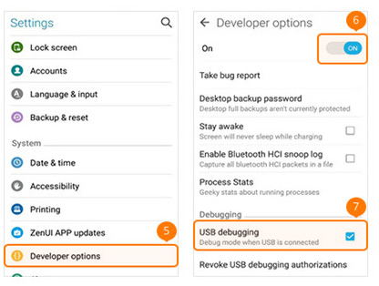 Enable USB Debug Mode on ASUS