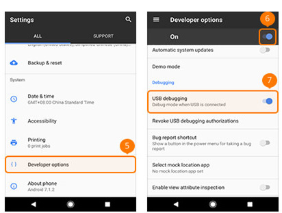 Enable USB Debug Mode on Google Windows Phone