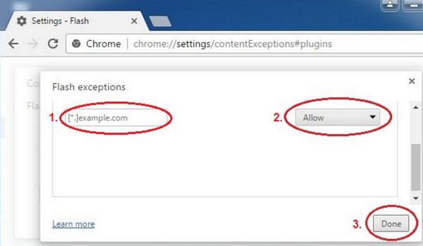 Flash Exceptions