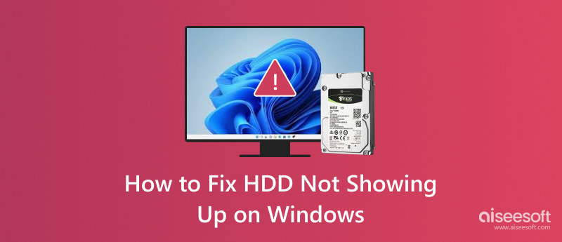 Hard Drive Not Showing up Windows