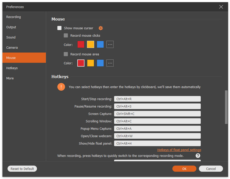 Mouse Setting