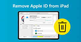 Remove Apple ID from iPad