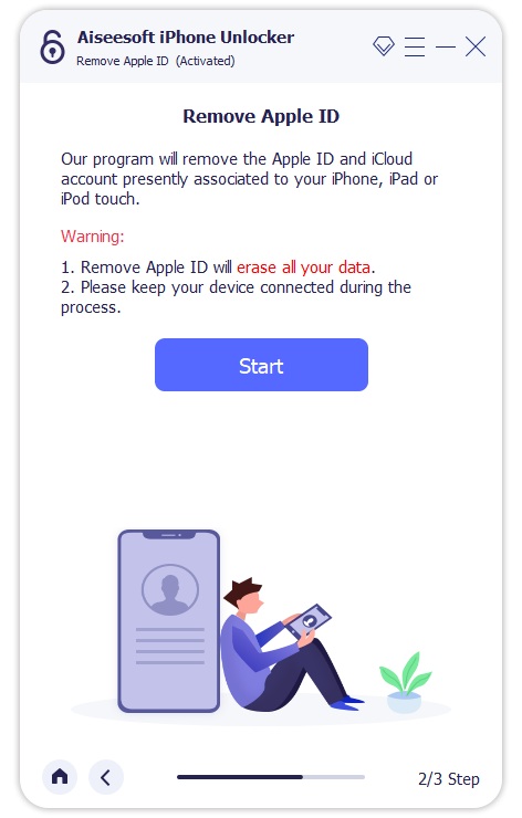 Start To Remove Apple ID