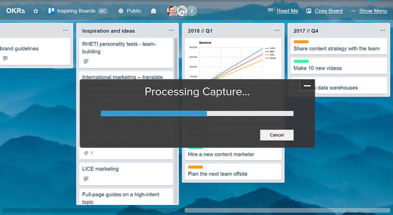 Stop Panoramic Scrolling Capture Snagit