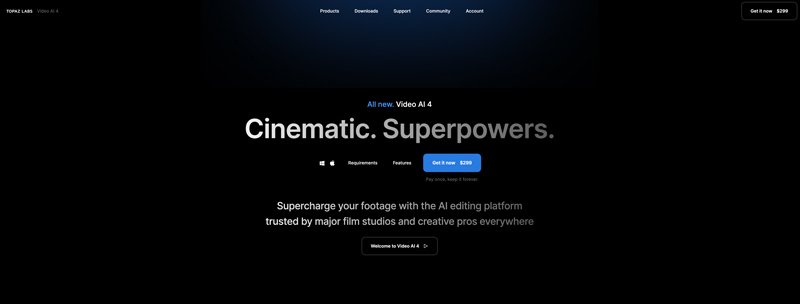 Topaz Video AI Pricing