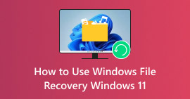 Use Windows File Recovery Windows