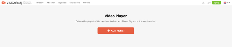 VideoCandy Free Online Video Player