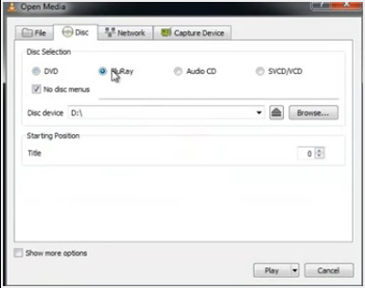 Open VLC Blu-ray Mac