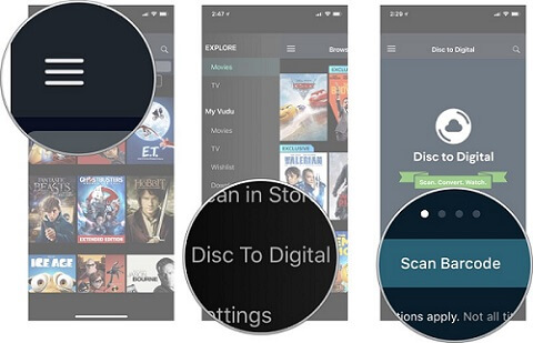 Vudu Disc to Digital